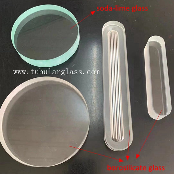 Vidrio de borosilicato pk vidrio sodocálcico para mirilla