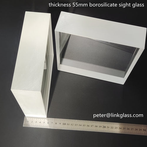 55mm thickness borosiicate sight glass