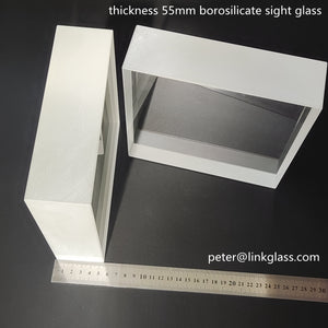 55mm thickness borosiicate sight glass