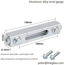 Charger l'image dans la galerie, High-temperature resistant oil level  indicator screw air compressor liquid level gauge
