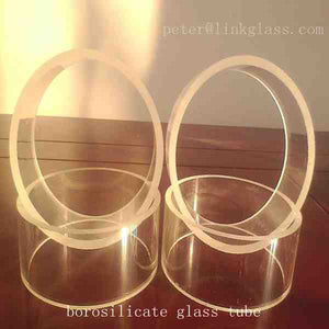 Borosilicate glass tube 9 5/6'' outer diameter 5mm 9mm wall thickness 100mm height