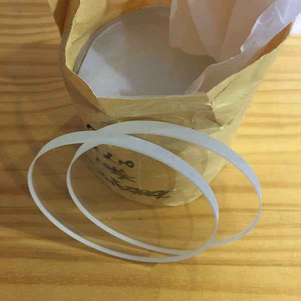 Verre circulaire borosilicaté avec verre de visée