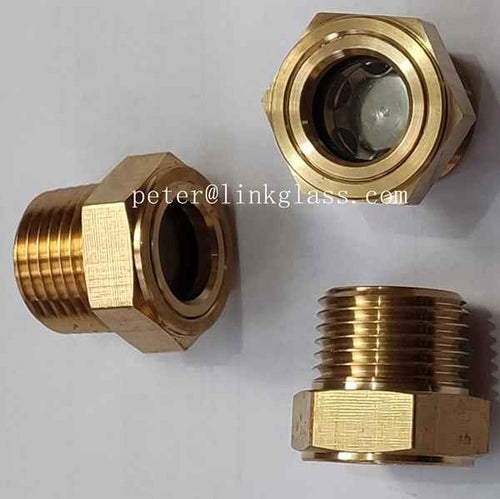 brass oil sight glass