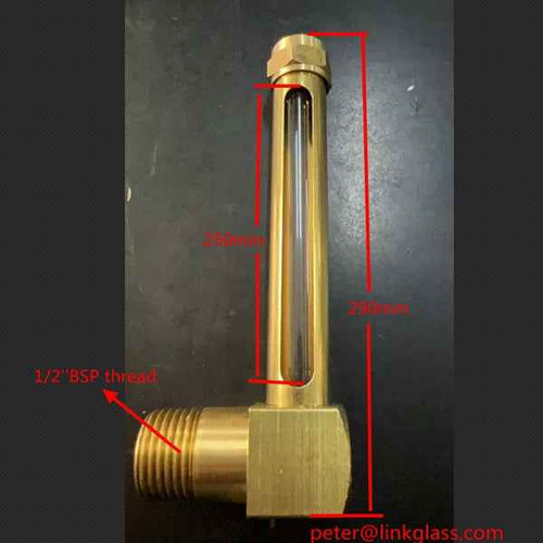 Copper oil level meter