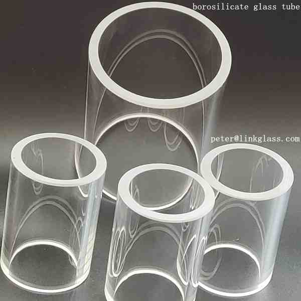 Borosilicate glass tube 4 1/3'' outer diameter 5mm 8mm wall thickness 100mm height