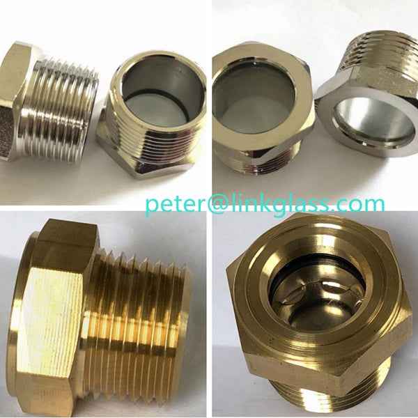 Frog eye sight glass NPT thread