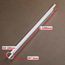 Load image into Gallery viewer, Large Quartz Glass Tube for Patio Heater | OD 100mm, 1250mm Length
