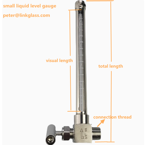 single head level gauge with swith valve