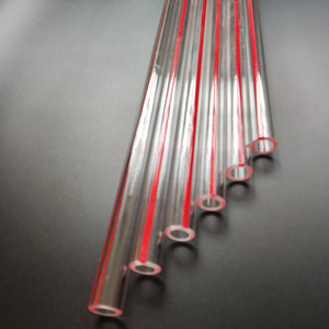Red Line Tubular Gauge Glass redline gage Heavy Wall Red Line Gage Glass Red Line Gauge Glass OD19mm redline glass tube
