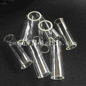 OD 2'', WT 1/7'', longitud personalizada. Vidrio de calibre tubular de borosilicato