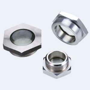 Screw type sight glass,304 stainless steel oil sight glass, industrial grade sight glass